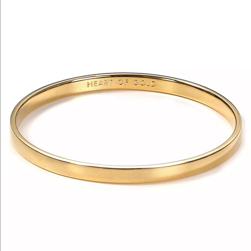 Kate Spade Heart of Gold Idiom Bangle OS
